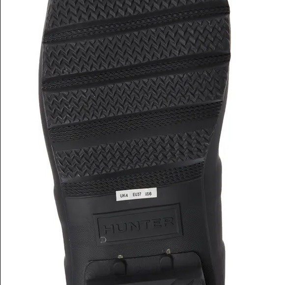 Hunter Matte Black Knee High Rain Boots size 6 - Picture 5 of 11